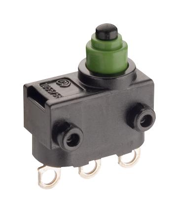 Marquardt 01056.0351-02 Microswitch, Plunger, Spdt, 4A, 12Vdc