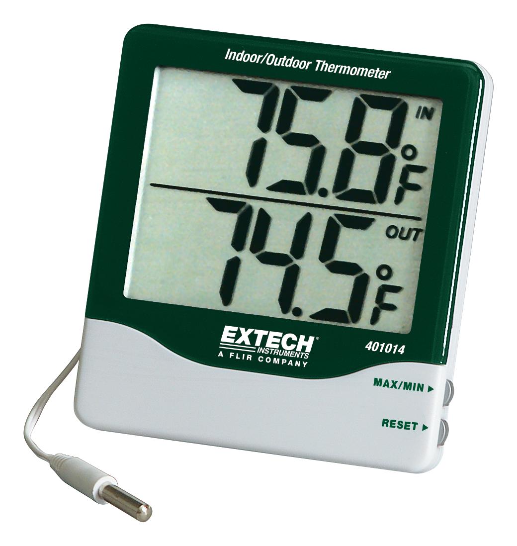 Extech Instruments 401014 Big Digit Thermometer, -50 To 70 Degc