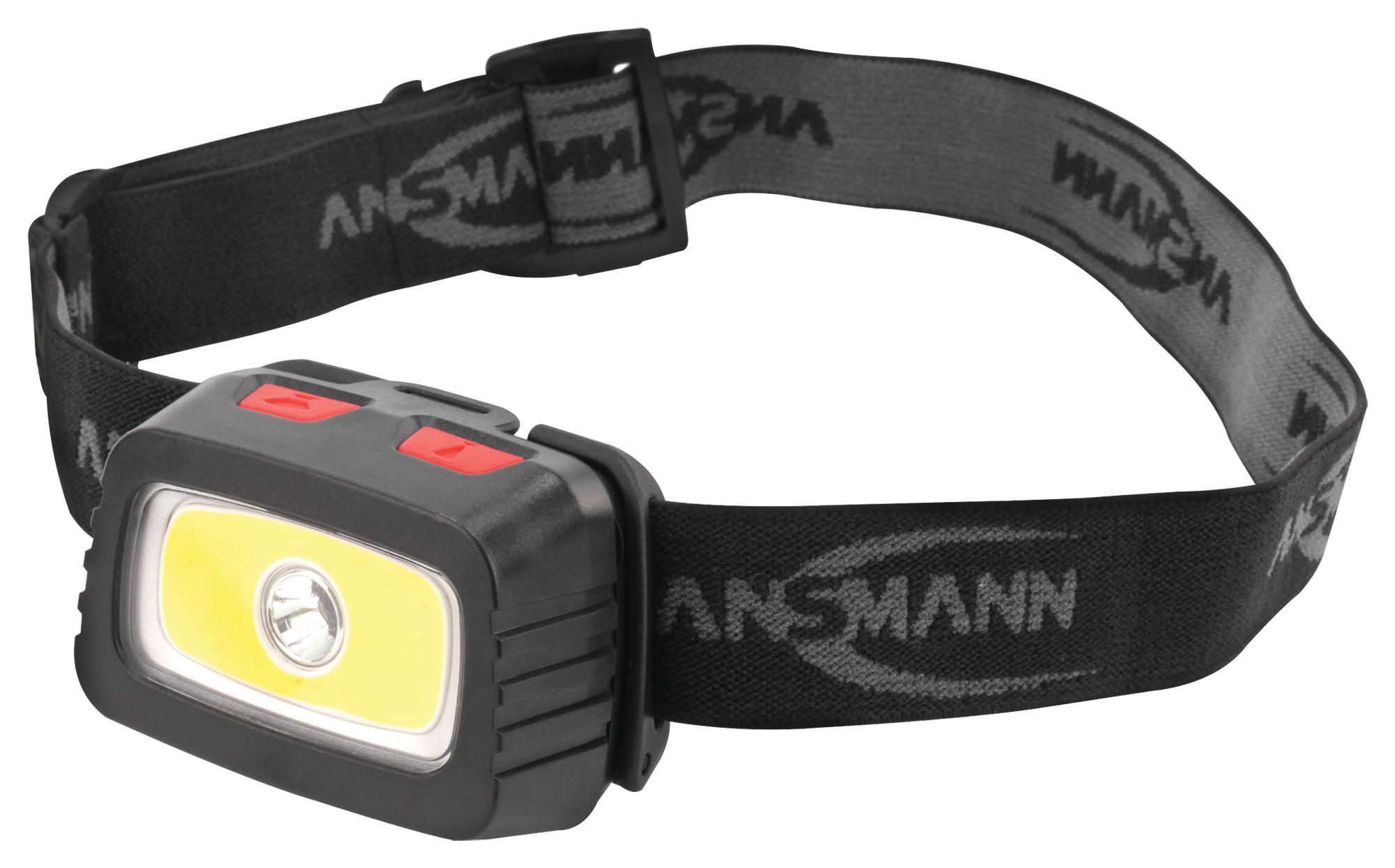 Ansmann 1600-0198 Head Light, Led, 185Lm, 50M, Aaa Battery