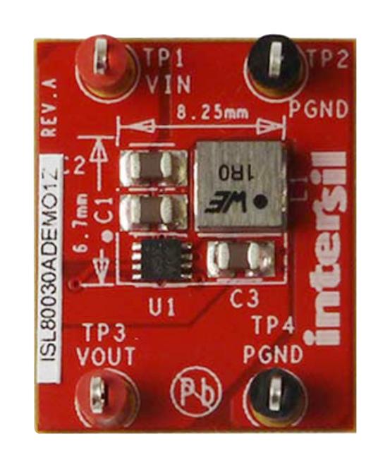 Renesas Isl80030Ademo1Z Demo Board, Sync Buck Converter, 3A