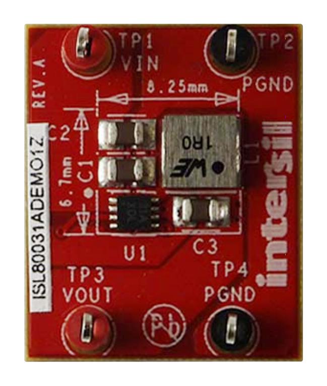 Renesas Isl80031Ademo1Z Demo Board, Sync Buck Converter, 3A