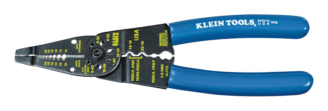 Klein Tools 1010 Long Nose Plier, 22-10Awg, 209.6Mm