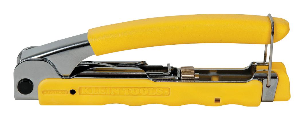 Klein Tools Vdv211-048 Compression Crimper, Modular & Coax Conn