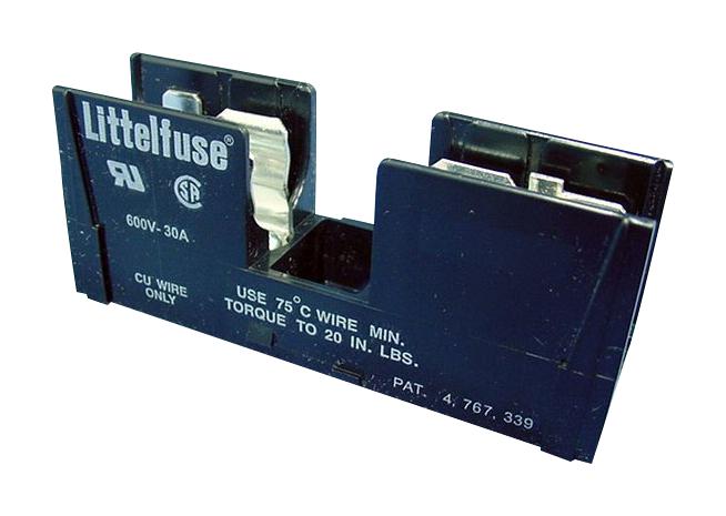 Littelfuse L60030M1C Cartridge Fuse Holder, 30A, 600V, Lug