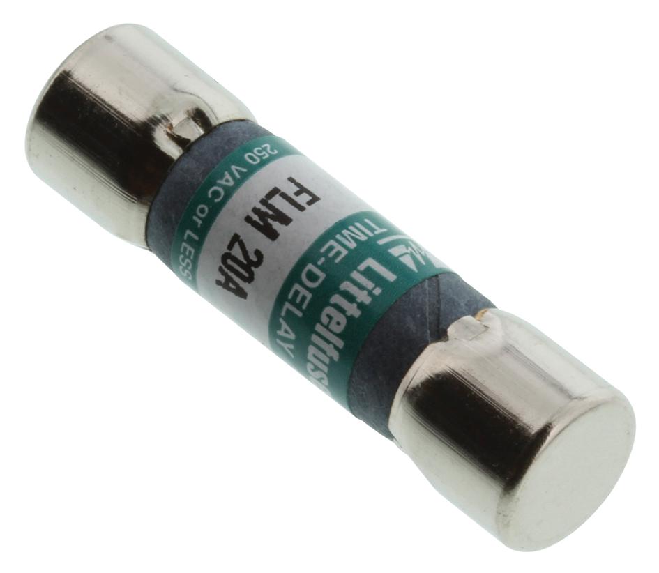 Littelfuse 0Flm020.t Midget Fuse, Slow Blow, 20A, 250Vac