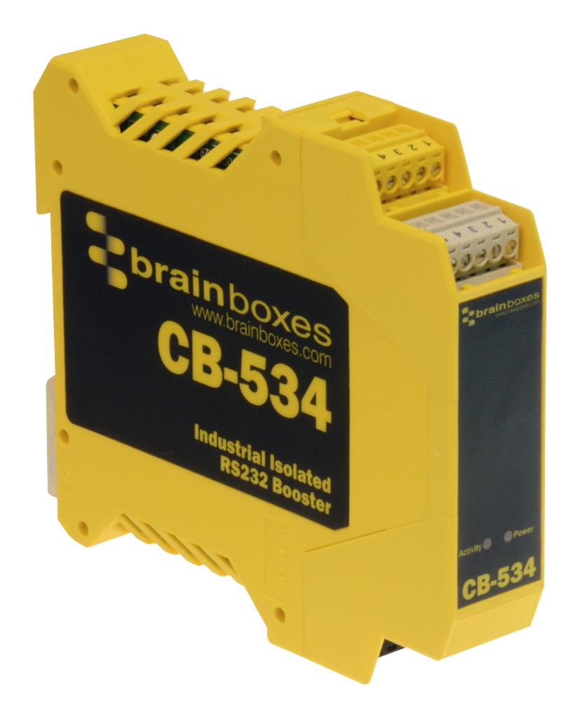 Brainboxes Cb-534 Rs232 Isolated Booster, 0.11A, 24V, 2.5W