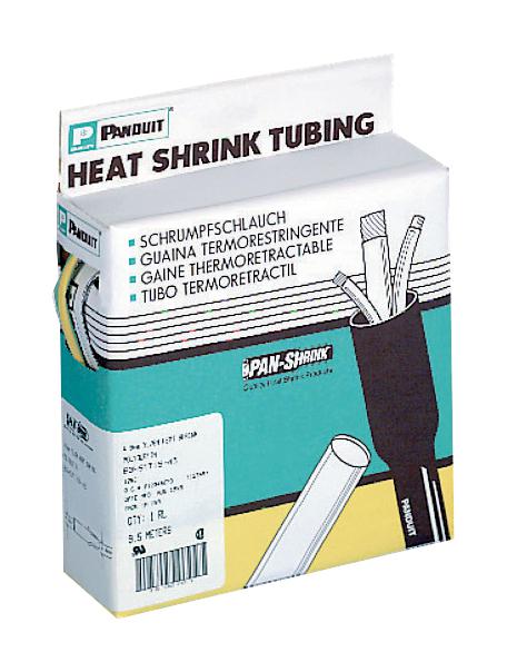 Panduit Bghstt25 Heat-Shrink Tubing, 2:1, 6.4Mm, Black