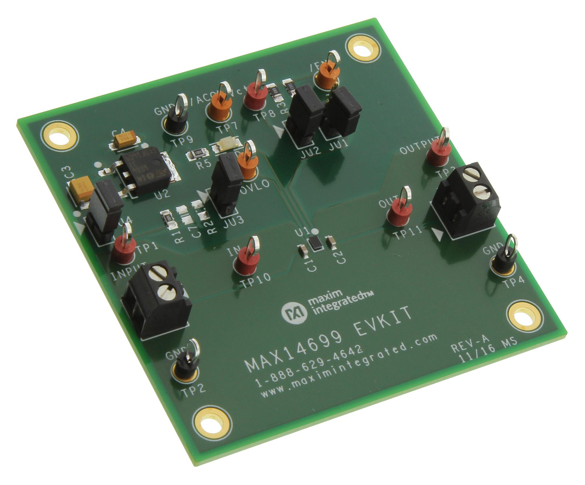 Analog Devices Max14699Evkit# Eval Board, Overvoltage Protector