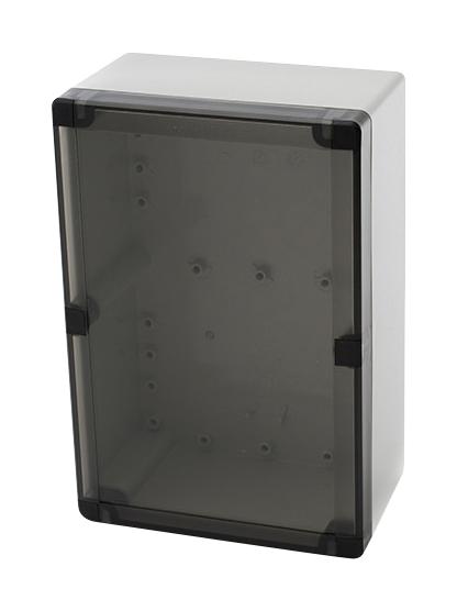 Fibox Pctq3 162409 Enclosure Enclosure, Multipurpose, Pc, Grey/clear