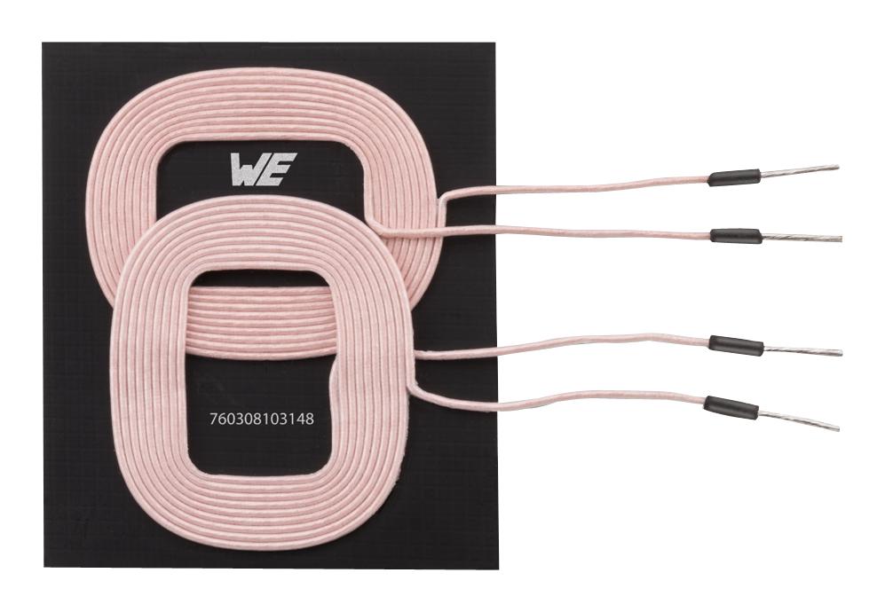 Wurth Elektronik 760308103148 Charging Coil Array, 6.9Uh / 6.4Uh, 10%