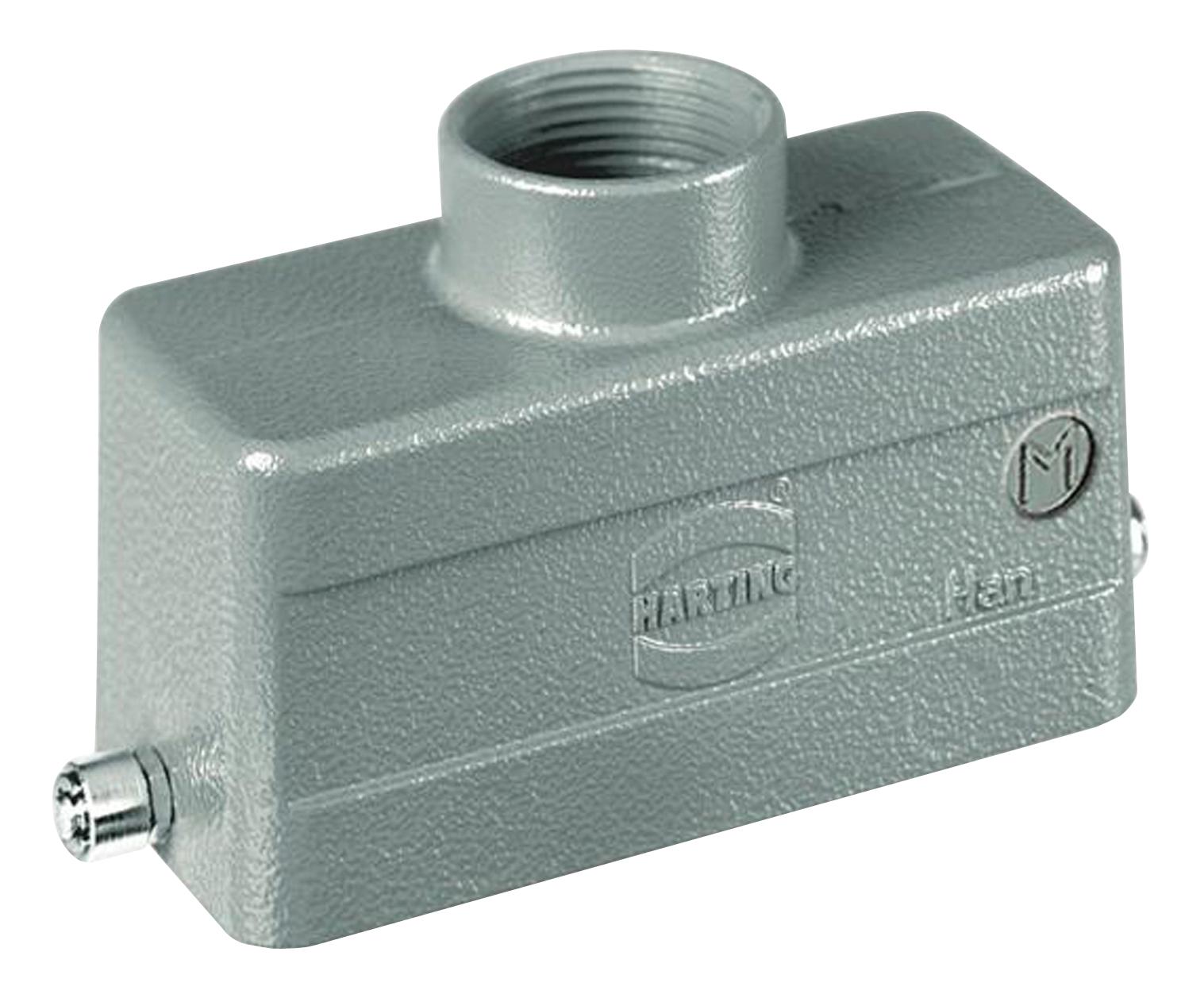 Harting 19300241442 Hood, Top Entry, 24B, M32, 1 Lever