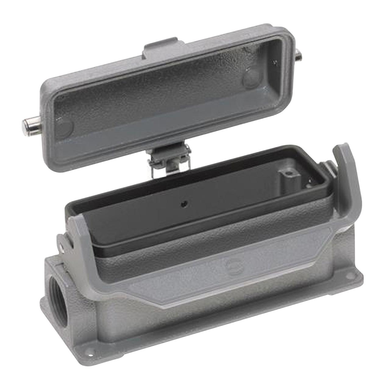 Harting 19300242296 Heavy Duty Housing, 24B, 1 Lever, Alum