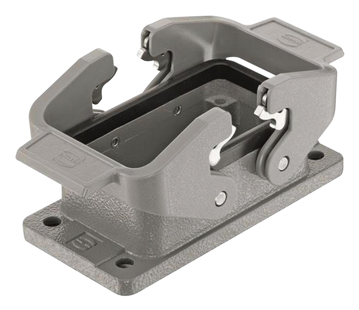 Harting 09300101301 Heavy Duty Housing, 10B, 2Lever/bulkhead