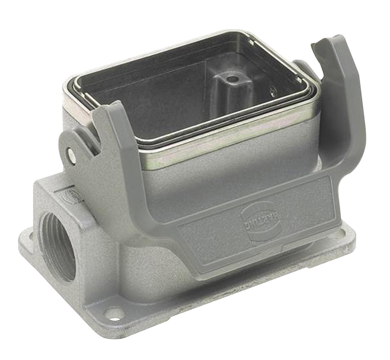 Harting 19628061290 Heavy Duty Housing, 6B, 1 Lever, Alum