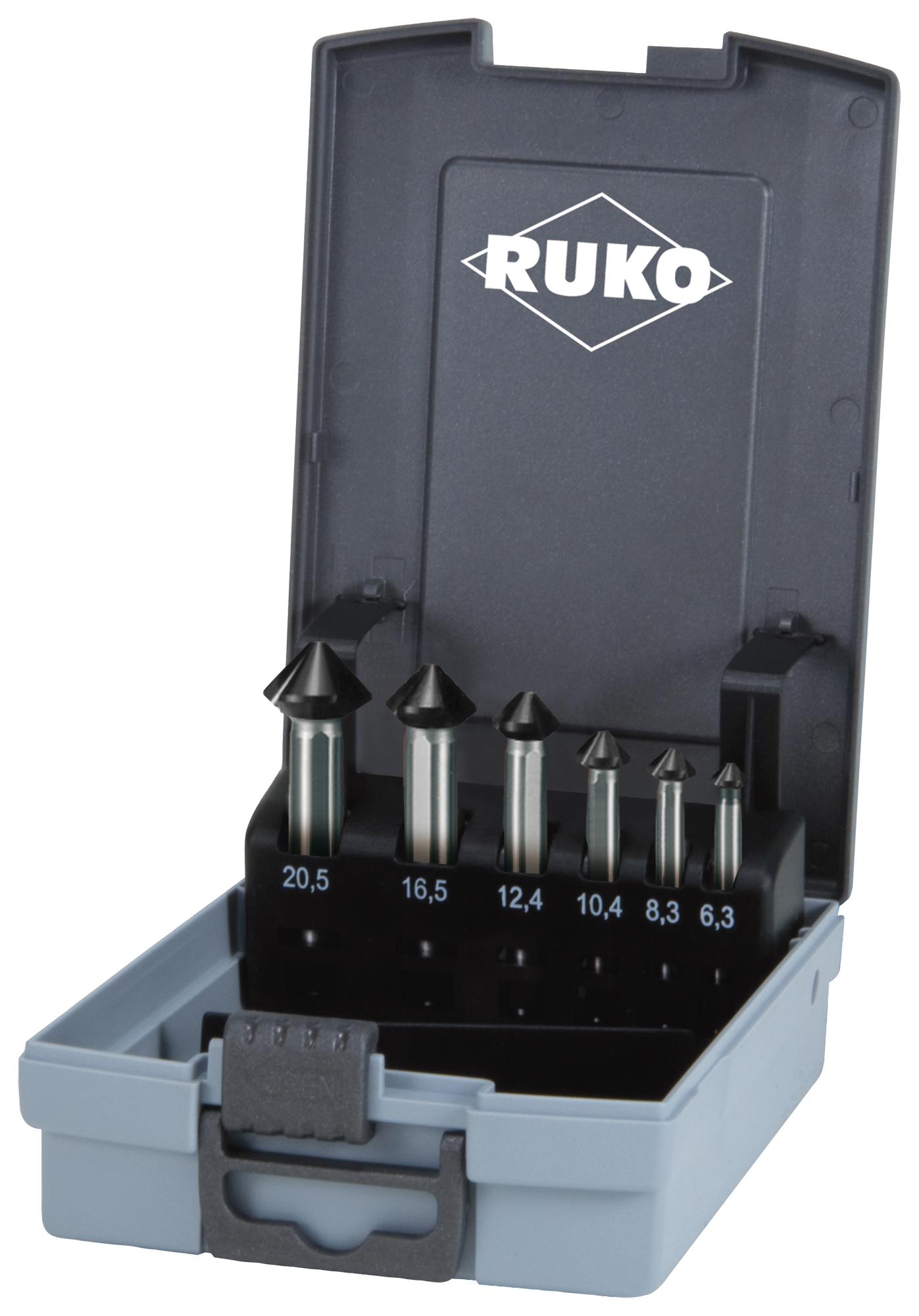 Ruko 102790Pro Countersinker Set, 6 Pcs