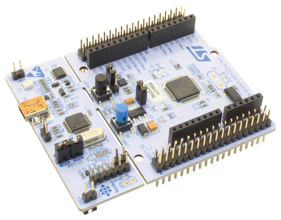 Stmicroelectronics Nucleo-L010Rb Dev Board, 32Bit Arm Cortex-M0Mcu