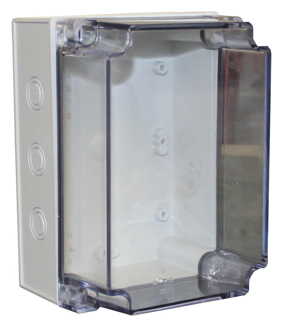 Camdenboss Chdx6-229C Enclosure, Multipurpose, Pc, Grey/clear