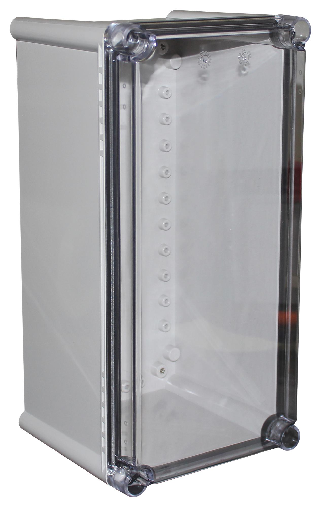 Camdenboss Chdx7-222C Enclosure, Multipurpose, Pc, Grey/clear