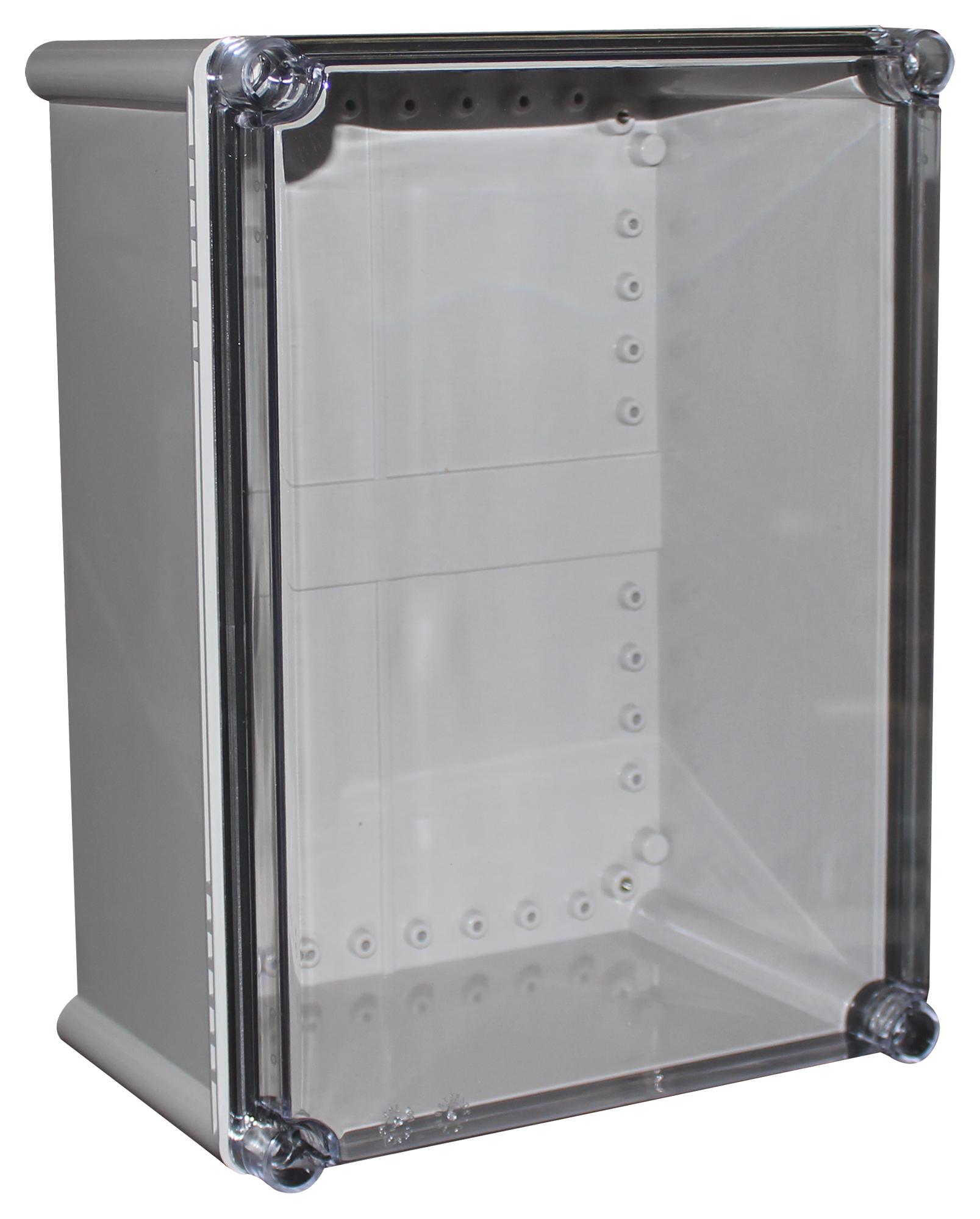 Camdenboss Chdx7-224C Enclosure, Multipurpose, Pc, Grey/clear