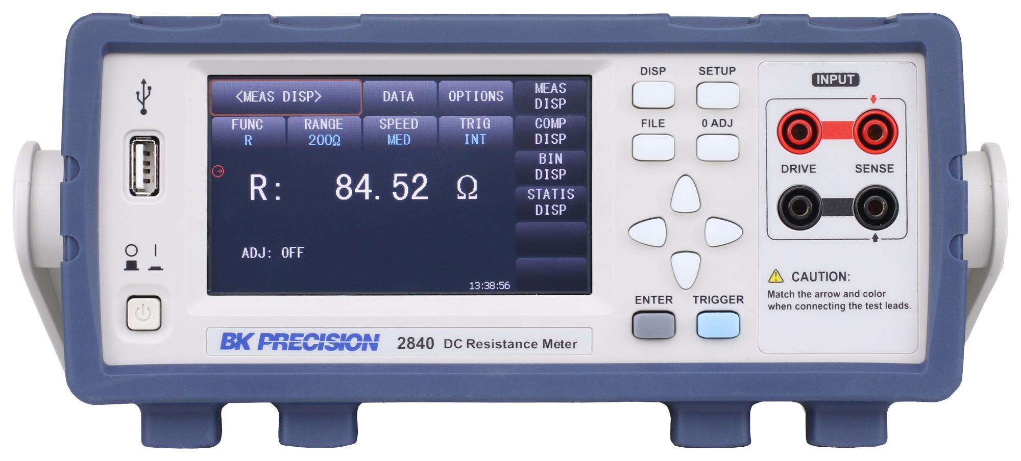 B&k Precision Bk2840 Digital Ohmmeter, 20Kohm, 4-Wire