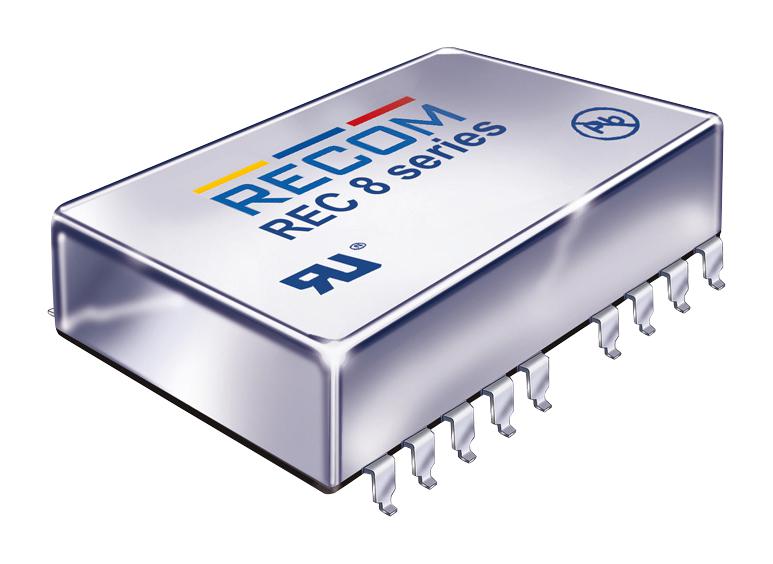 Recom Power Rec8-2415Drw/h2/a/m Dc-Dc Converter, 2 O/p, 8W