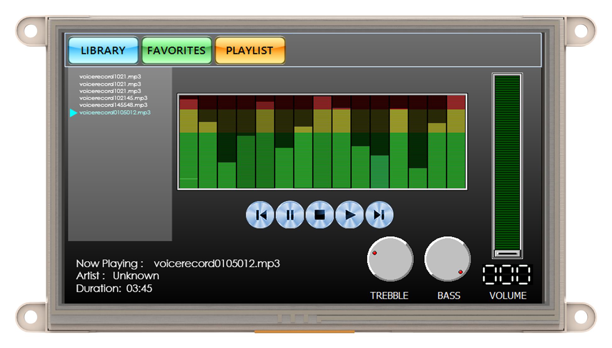 4D Systems Gen4-4Dcape-70T 7 Resistive Touch Lcd Cape, Bbb