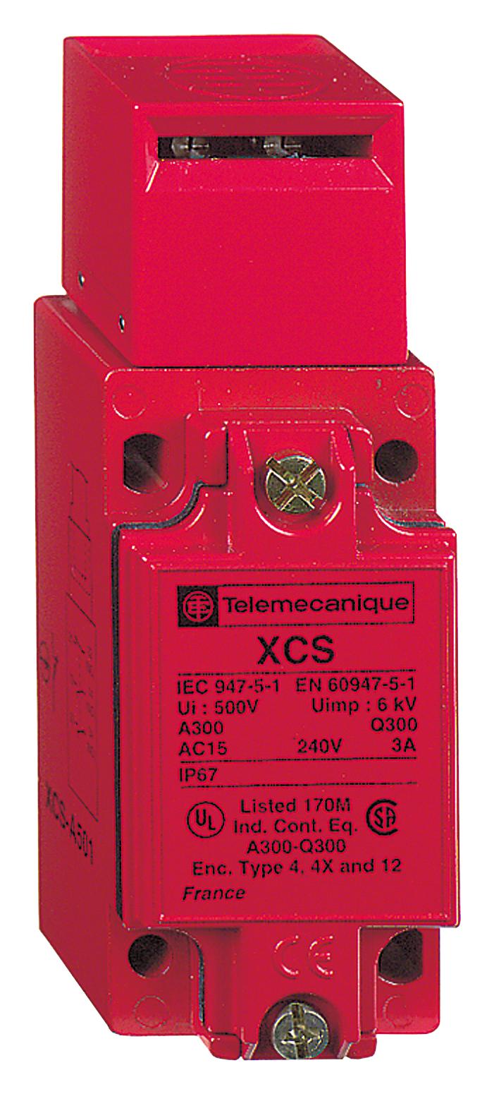 Telemecanique Sensors Xcsa713 Safety Sw, Dpst-Nc, Spst-No, 3A, 240V