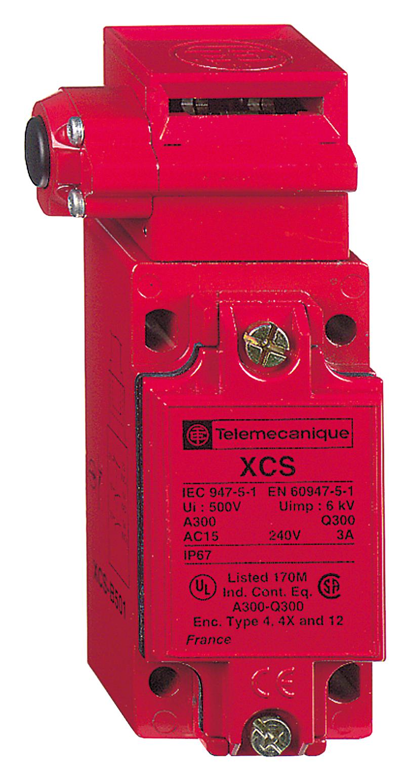 Telemecanique Sensors Xcsb501 Safety Sw, Dpst-No, Spst-Nc, 3A, 240V