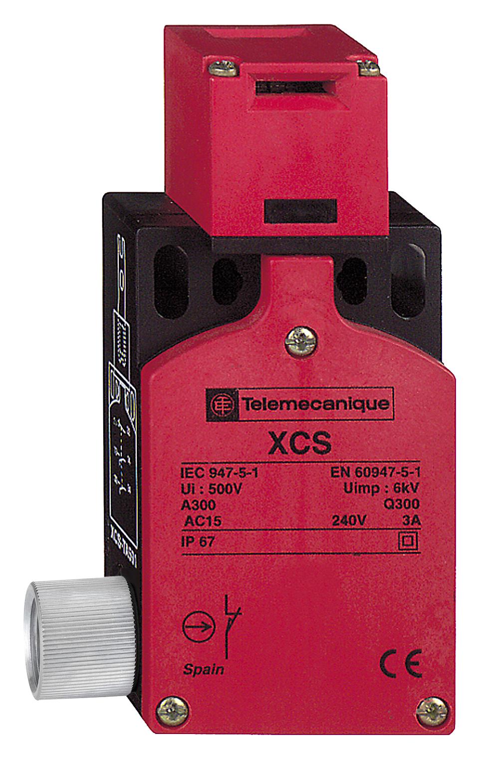 Telemecanique Sensors Xcsta793 Safety Sw, Dpst-Nc, Spst-No, 3A, 240V