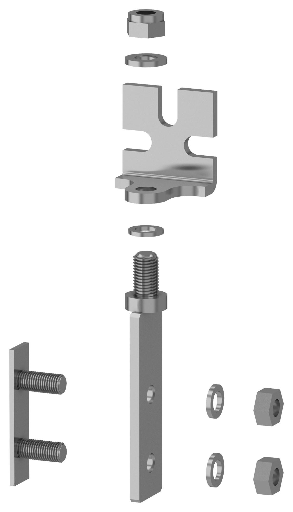 Telemecanique Sensors Xuszbss4 Swivel Bracket W/end Cap, Light Curtain