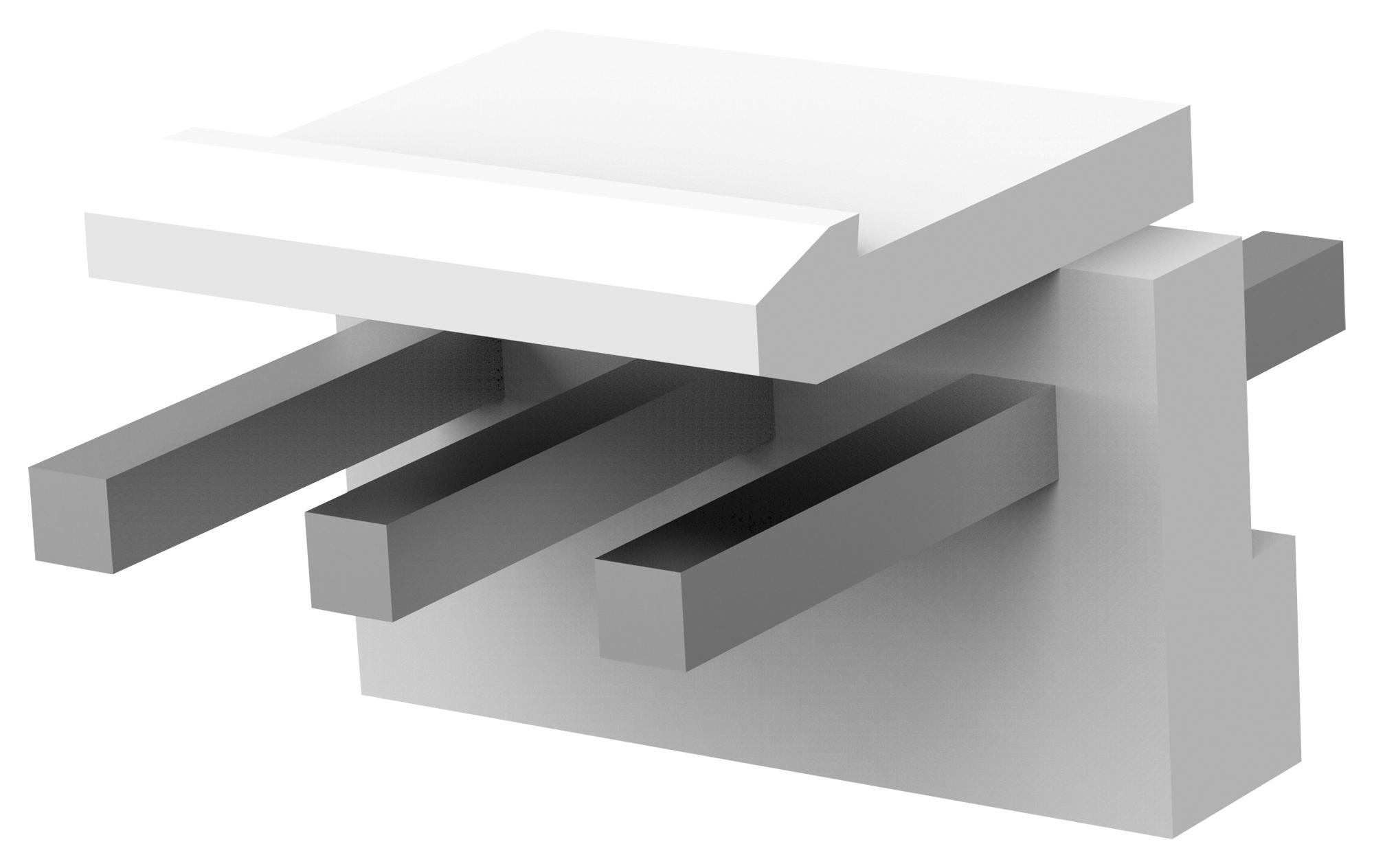 Amp - Te Connectivity 1-1123723-3 Connector, Header, 3Pos, 1Row, 3.96Mm