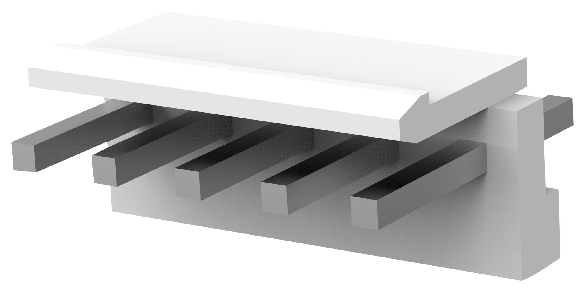 Amp - Te Connectivity 1-1123723-5 Connector, Header, 5Pos, 1Row, 3.96Mm