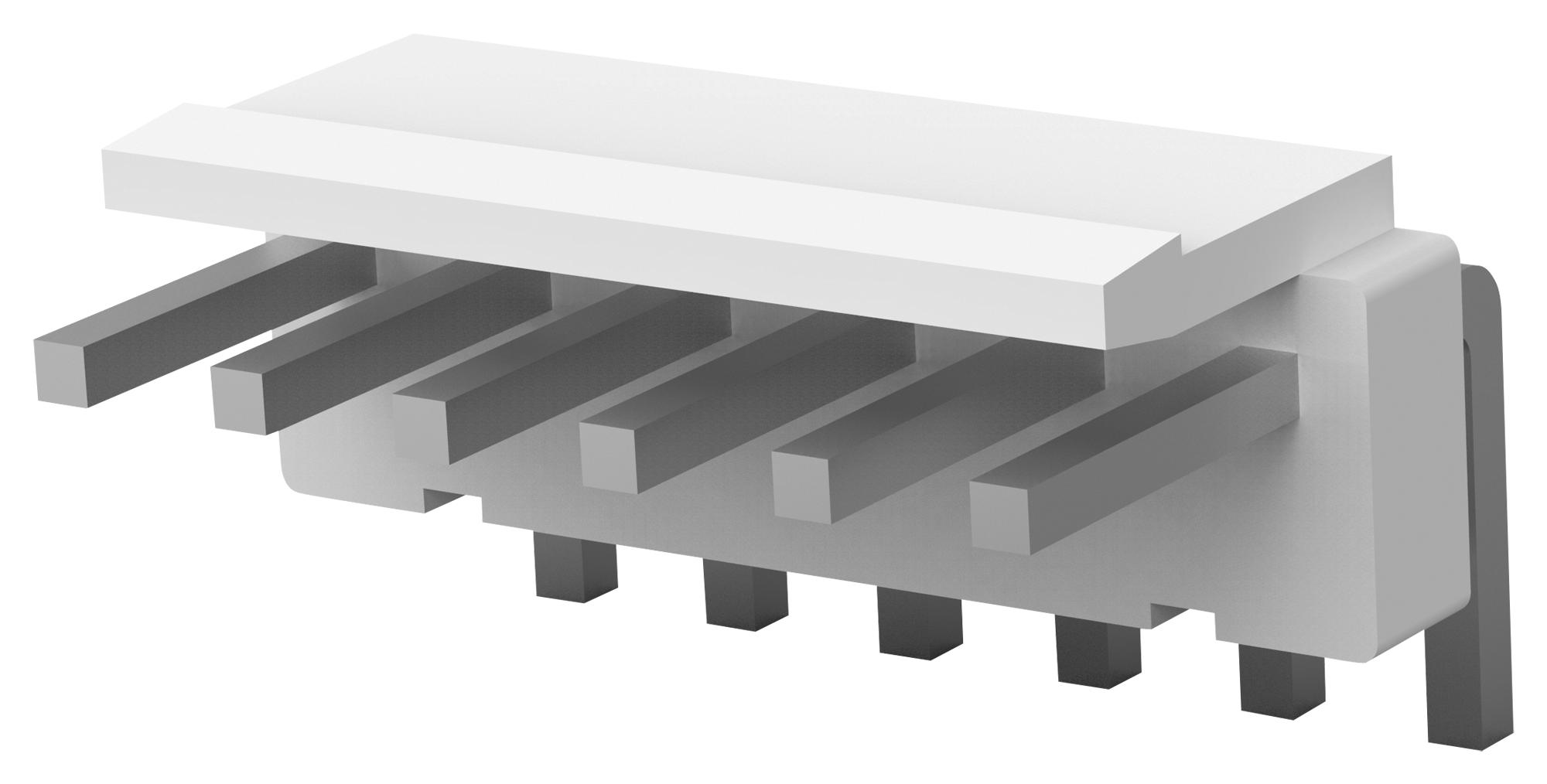 Te Connectivity 647676-6 Connector, Header, 6Pos, 1Row, 3.96Mm