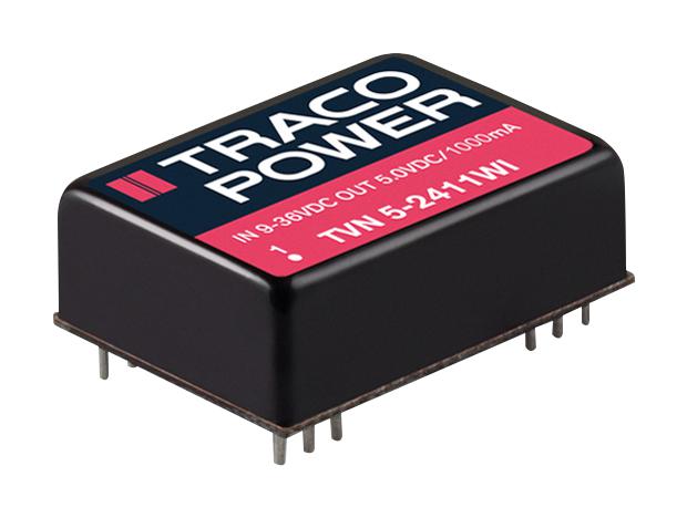 Traco Power Tvn 5-0922Wi Dc-Dc Converter, 2 O/p, 5W