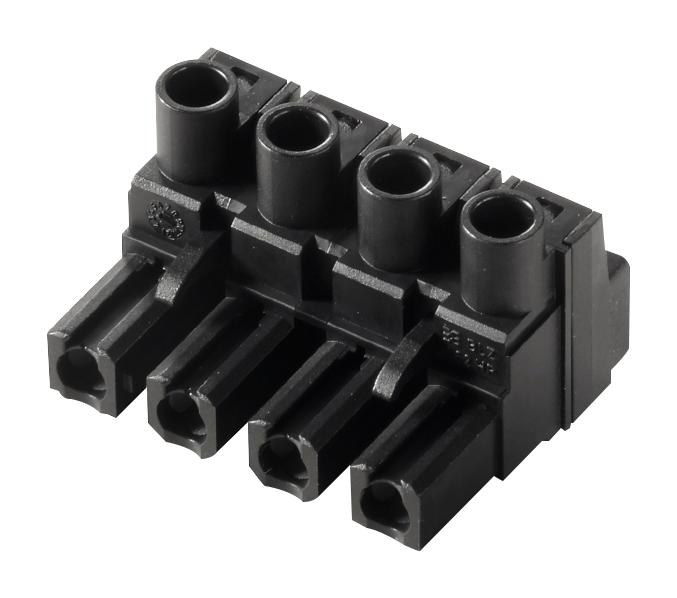 Weidmuller 1059600000 Terminal Block, Pluggable, 4Pos, 12Awg