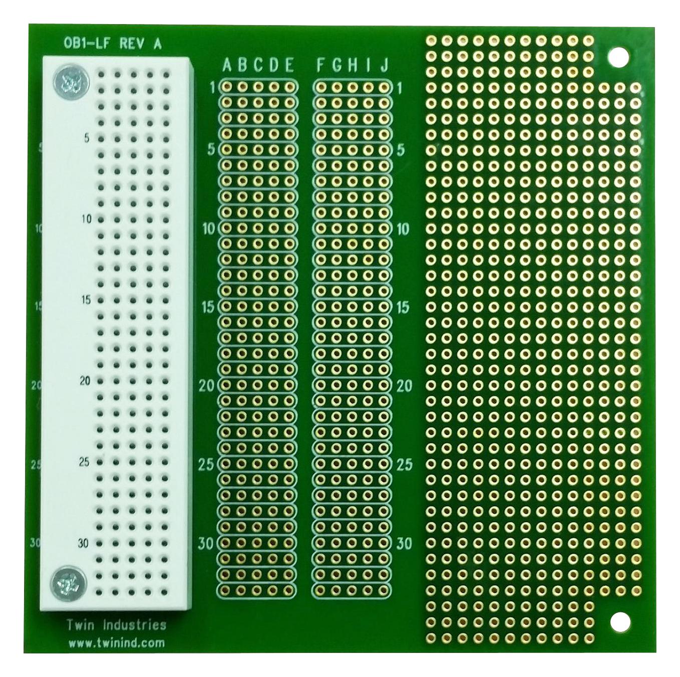 Twin Industries Ob1-Lf Combination Board, 101.6 X 101.6 Mm, Fr4