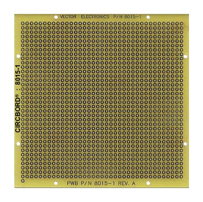 Vector Electronics 8016-1 Pc Board, Epoxy Fibreglass, 1.57Mm