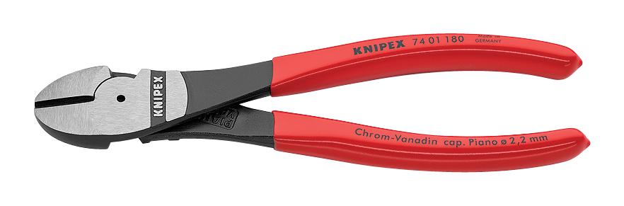 Knipex 74 01 180 Wire Cutter, Diagonal, 3.8Mm, 180Mm