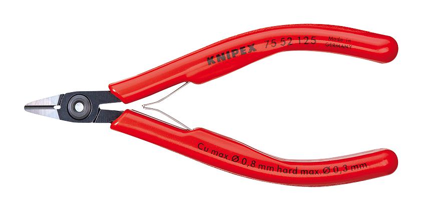 Knipex 75 52 125 Wire Cutter, Diagonal, 0.8Mm, 125Mm