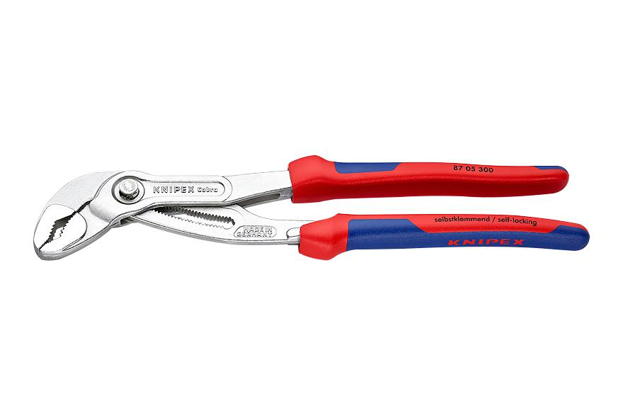 Knipex 87 05 300 Water Pump Plier, Curved, 300Mm