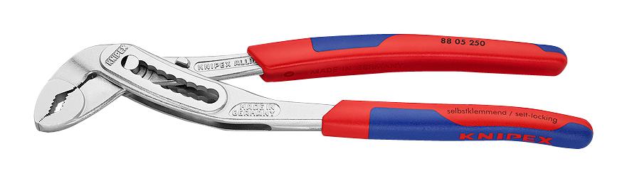 Knipex 88 05 250 Water Pump Plier, Curved, 250Mm