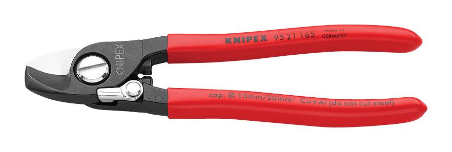 Knipex 95 21 165 Cable Cutter, Shear, 15Mm, 165Mm