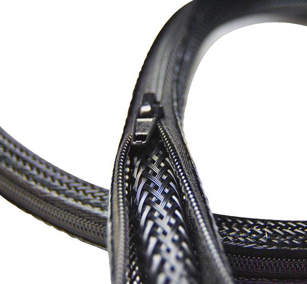 Multicomp Pro Pp002026 Zipper Braided Wrap, Pe, 1M