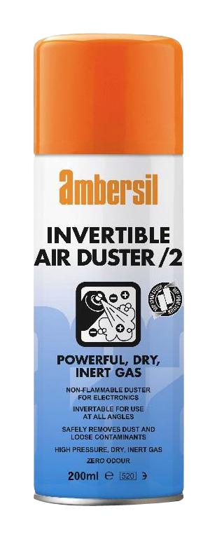 Ambersil Invertible Air Duster /2, 200Ml Air Duster, Aerosol, 200Ml