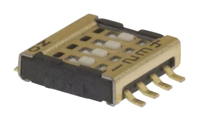 Nidec Components Cvs-08Tb Dip Switch, 8Pos, Spst, Slide, Smd