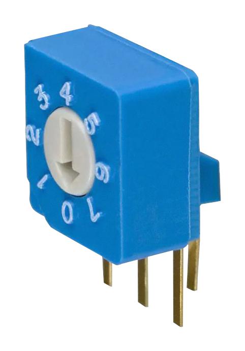 Nidec Components S-8031 Rotary Code Sw, 8P, Octal Comp, 0.1A/5V