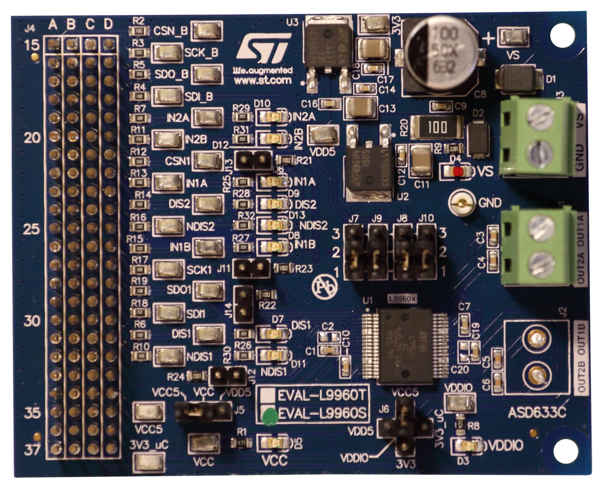 Stmicroelectronics Eval-L9960T Eval Board, Automotive Etc H-Bridge