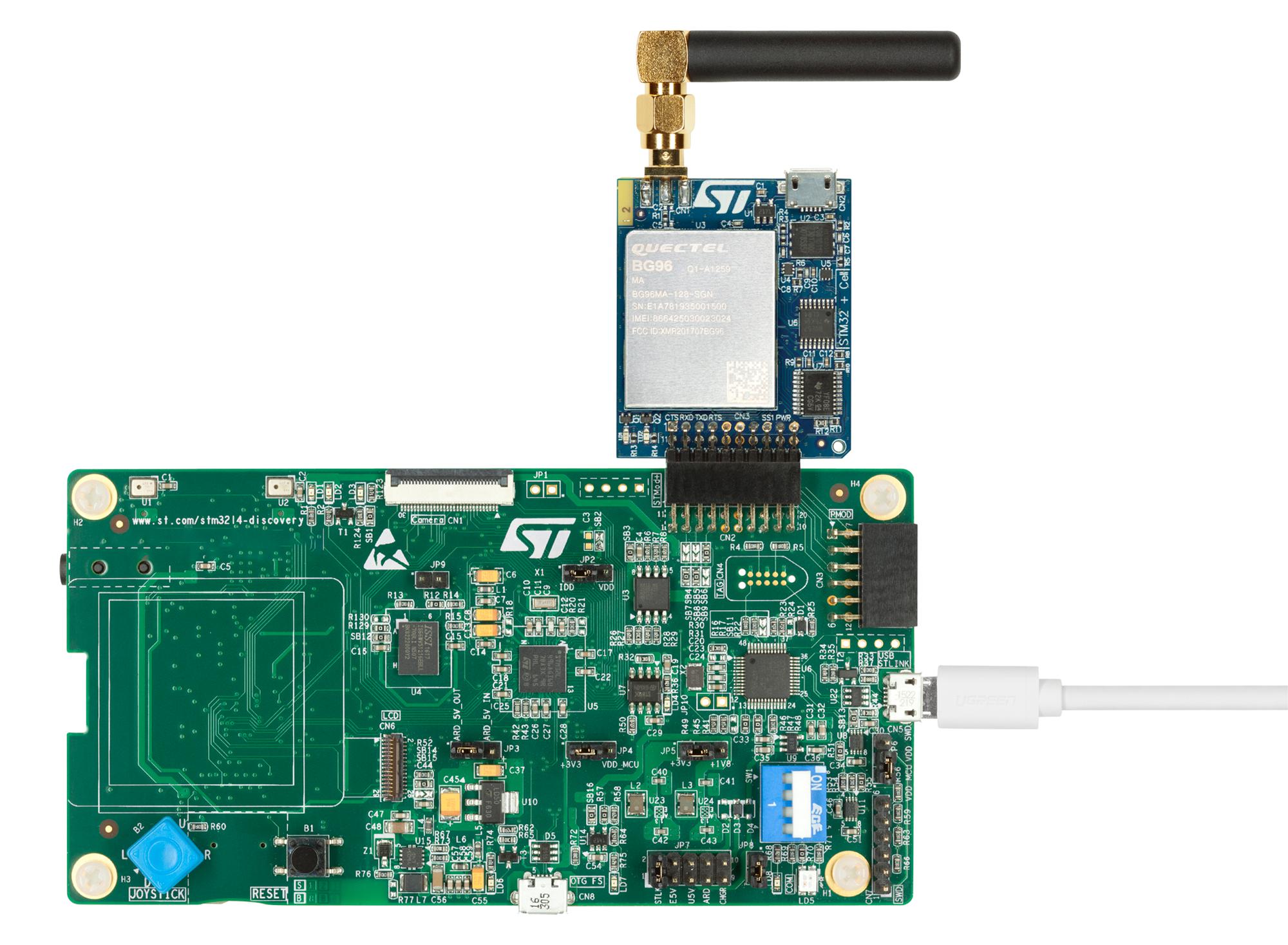 Stmicroelectronics P-L496G-Cell02 Dev Board, 32Bit, Arm Cortex-M4 Mcu