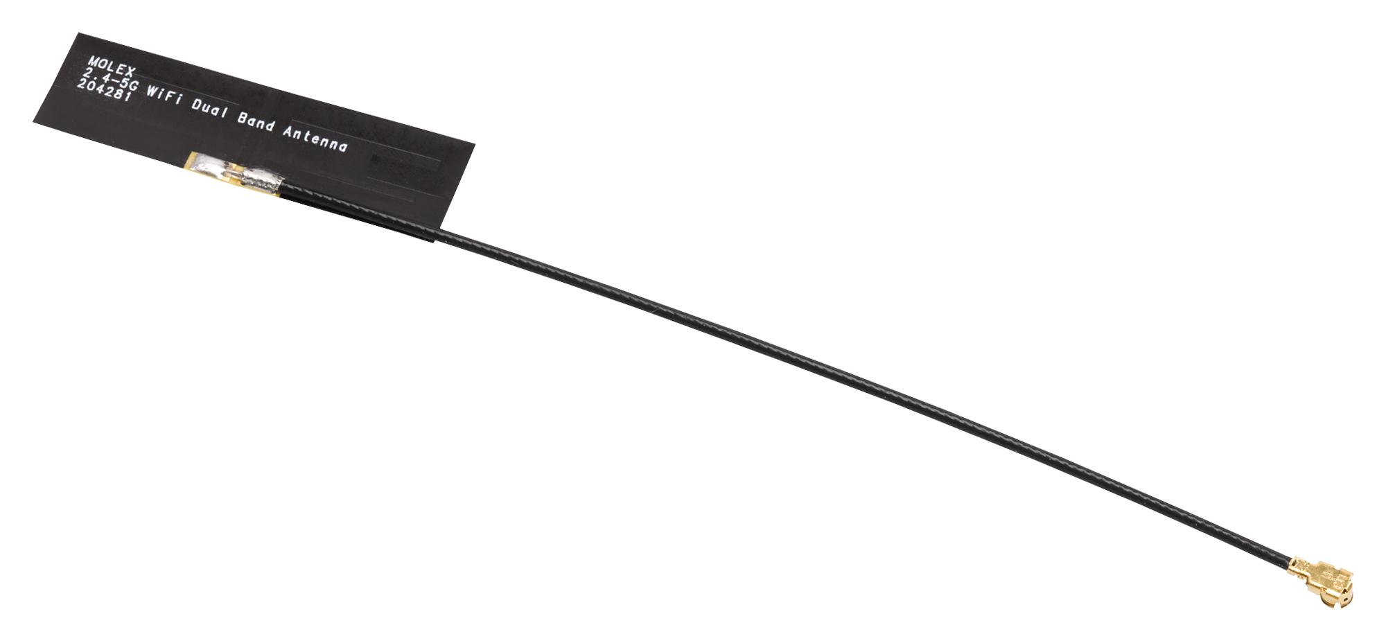 Molex 204281-0100 . Omni Antenna, Lin, 5.15-5.85Ghz, 3.3Dbi