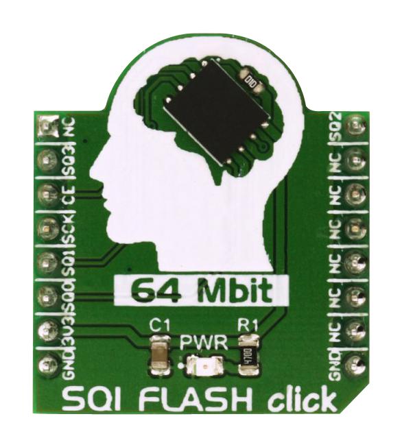 Mikroelektronika Mikroe-2828 Sqi Flash Click Board